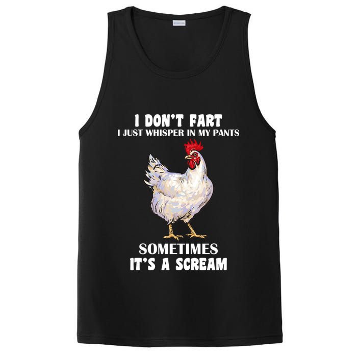 I Don't Fart I whisper In My Pants It's A Scream PosiCharge Competitor Tank