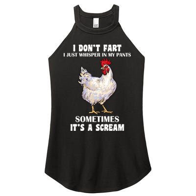 I Don't Fart I whisper In My Pants It's A Scream Women's Perfect Tri Rocker Tank