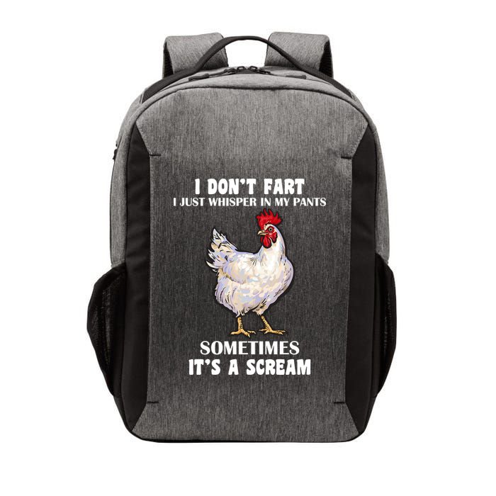 I Don't Fart I whisper In My Pants It's A Scream Vector Backpack