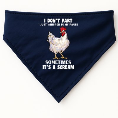 I Don't Fart I whisper In My Pants It's A Scream USA-Made Doggie Bandana