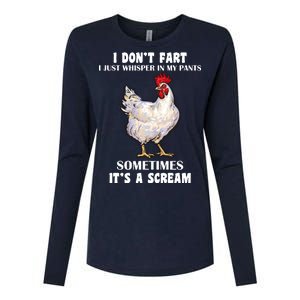 I Don't Fart I whisper In My Pants It's A Scream Womens Cotton Relaxed Long Sleeve T-Shirt