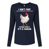 I Don't Fart I whisper In My Pants It's A Scream Womens Cotton Relaxed Long Sleeve T-Shirt