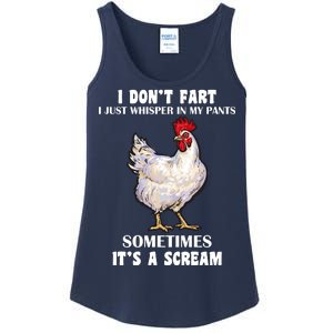 I Don't Fart I whisper In My Pants It's A Scream Ladies Essential Tank