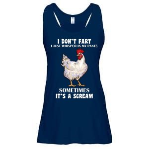 I Don't Fart I whisper In My Pants It's A Scream Ladies Essential Flowy Tank