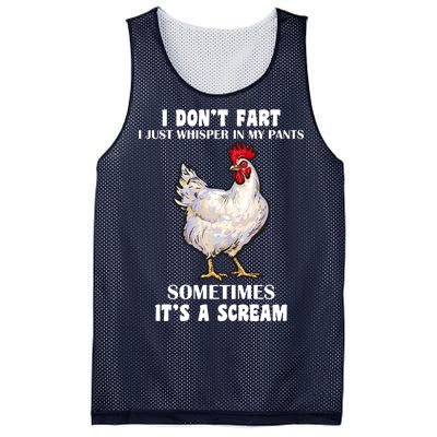 I Don't Fart I whisper In My Pants It's A Scream Mesh Reversible Basketball Jersey Tank