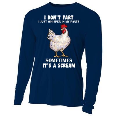 I Don't Fart I whisper In My Pants It's A Scream Cooling Performance Long Sleeve Crew