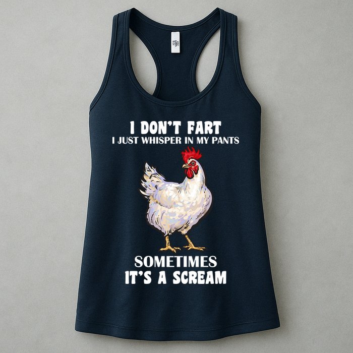 I Don't Fart I whisper In My Pants It's A Scream Womens Tank Top