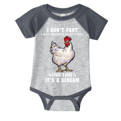 I Don't Fart I whisper In My Pants It's A Scream Infant Baby Jersey Bodysuit