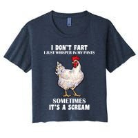 I Don't Fart I whisper In My Pants It's A Scream Crop Top