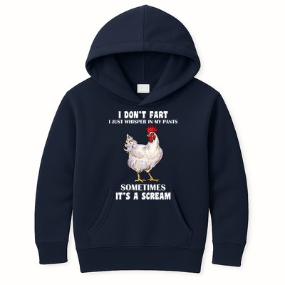 I Don't Fart I whisper In My Pants It's A Scream Kids Hoodie