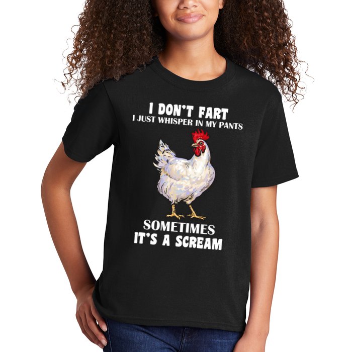 I Don't Fart I whisper In My Pants It's A Scream Kids T-Shirt