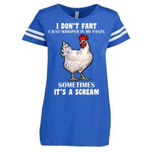 I Don't Fart I whisper In My Pants It's A Scream Enza Ladies Jersey Football T-Shirt