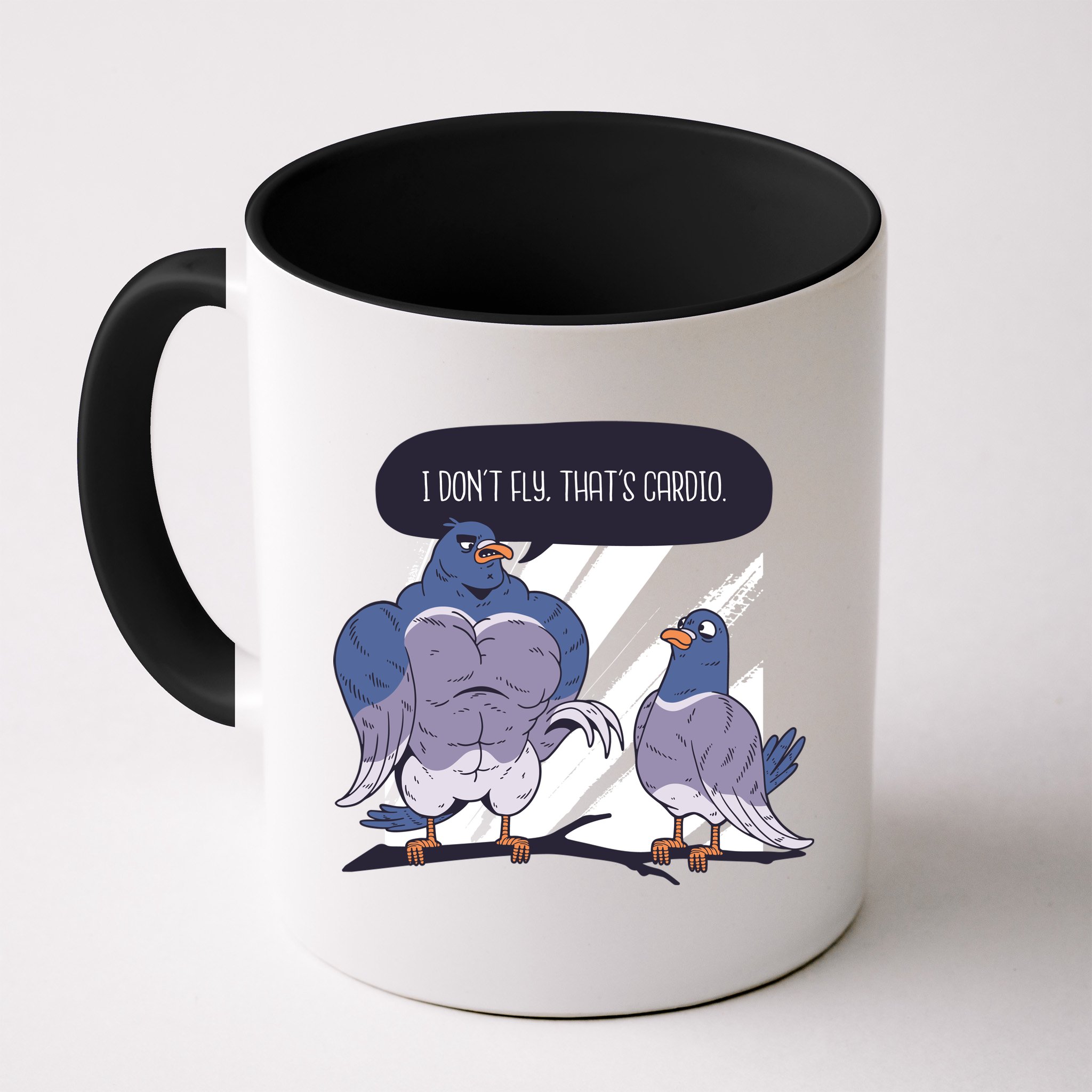 I Don't Fly That's Cardio Pigeon Funny Mug