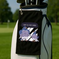 I Don't Fly That's Cardio Pigeon Funny Golf Towel