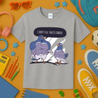 I Don't Fly That's Cardio Pigeon Funny Kids T-Shirt