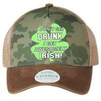 I Don't Get Drunk I get Awesomely Irish Legacy Tie Dye Trucker Hat