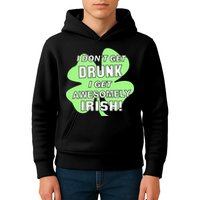 I Don't Get Drunk I get Awesomely Irish Kids Hoodie