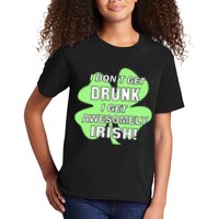 I Don't Get Drunk I get Awesomely Irish Kids T-Shirt