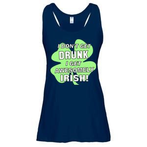 I Don't Get Drunk I get Awesomely Irish Ladies Essential Flowy Tank