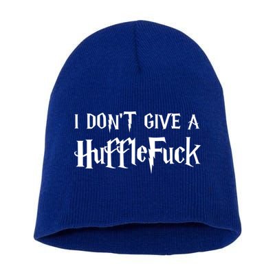 I Don't Give A HuffleFuck Short Acrylic Beanie