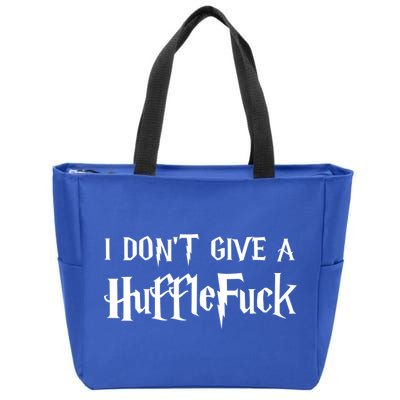 I Don't Give A HuffleFuck Zip Tote Bag