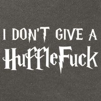 I Don't Give A HuffleFuck Cotton Canvas Backpack