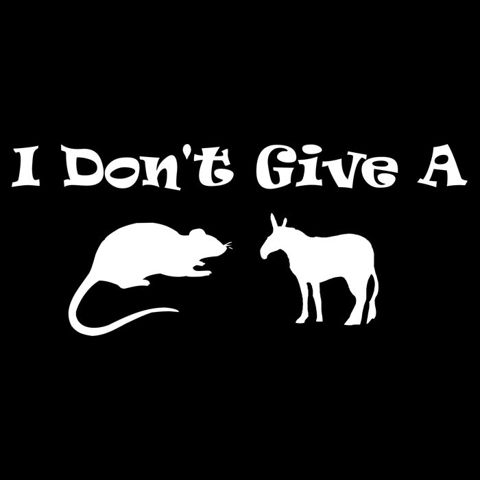 I Don't Give A Rat's Ass 7-Panel Snapback Hat