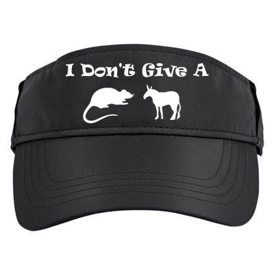 I Don't Give A Rat's Ass Adult Drive Performance Visor