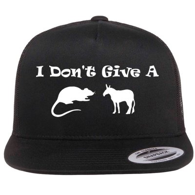 I Don't Give A Rat's Ass Flatbill Hat