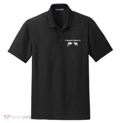 I Don't Give A Rat's Ass Dry Zone Grid Polo