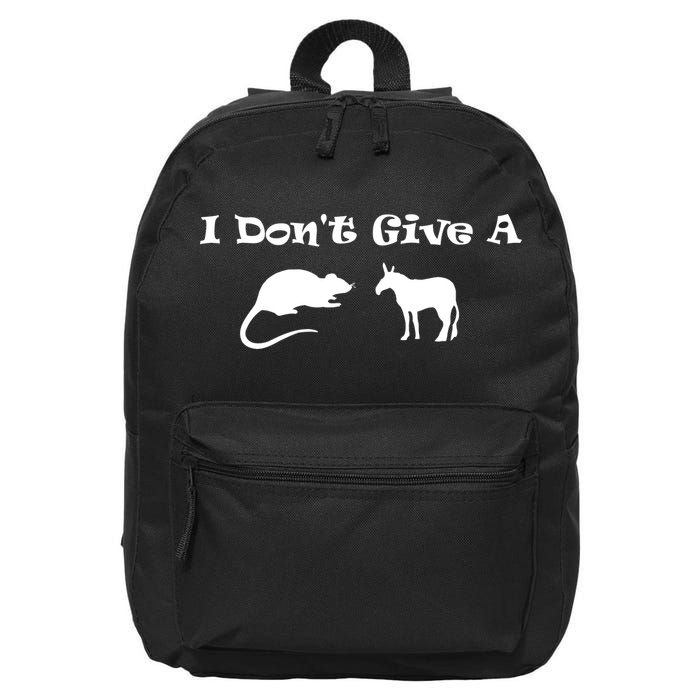 I Don't Give A Rat's Ass 16 in Basic Backpack