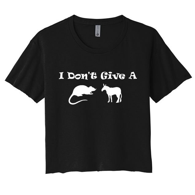 I Don't Give A Rat's Ass Crop Top