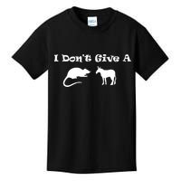 I Don't Give A Rat's Ass Kids T-Shirt