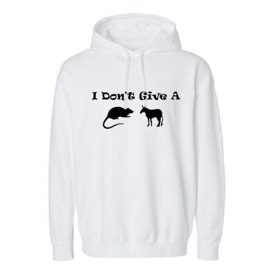 I Don't Give A Rat's Ass Garment-Dyed Fleece Hoodie