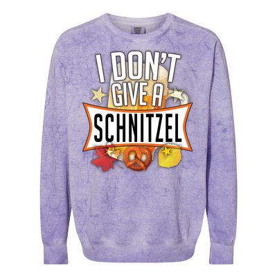 I Don't Give A Schnitzel Colorblast Crewneck Sweatshirt