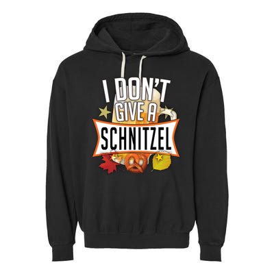 I Don't Give A Schnitzel Garment-Dyed Fleece Hoodie