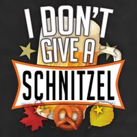 I Don't Give A Schnitzel Garment-Dyed Fleece Hoodie
