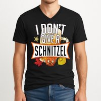 I Don't Give A Schnitzel V-Neck T-Shirt