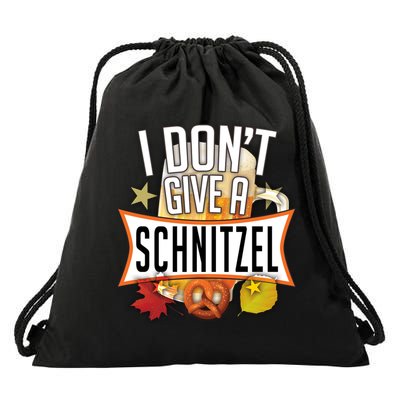 I Don't Give A Schnitzel Drawstring Bag