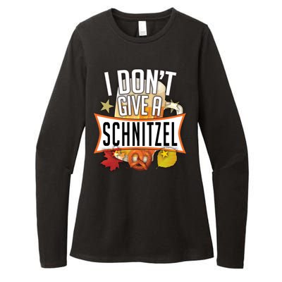 I Don't Give A Schnitzel Womens CVC Long Sleeve Shirt