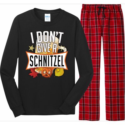 I Don't Give A Schnitzel Long Sleeve Pajama Set