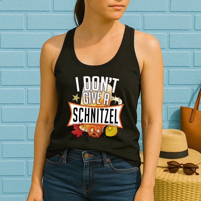 I Don't Give A Schnitzel Womens Tank Top