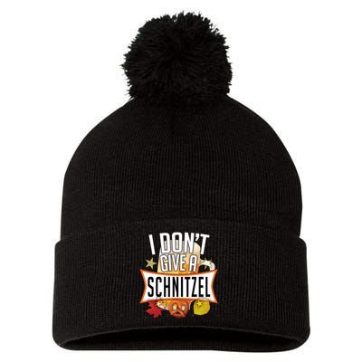 I Don't Give A Schnitzel Pom Pom 12in Knit Beanie