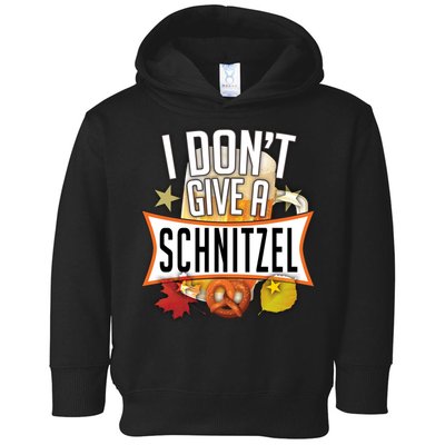 I Don't Give A Schnitzel Toddler Hoodie