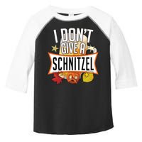 I Don't Give A Schnitzel Toddler Fine Jersey T-Shirt