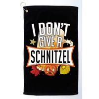 I Don't Give A Schnitzel Golf Towel