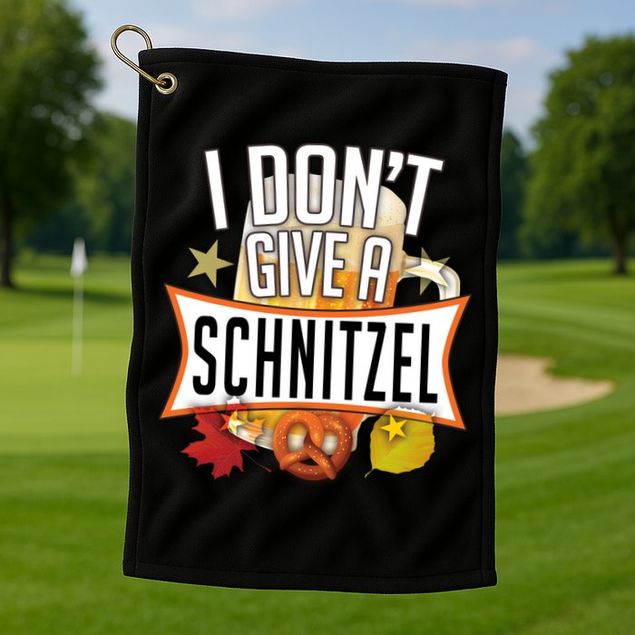 I Don't Give A Schnitzel Golf Towel