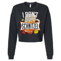 I Don't Give A Schnitzel Cropped Pullover Crew