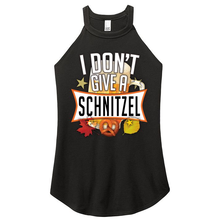 I Don't Give A Schnitzel Women's Perfect Tri Rocker Tank