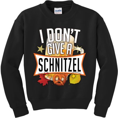 I Don't Give A Schnitzel Kids Sweatshirt